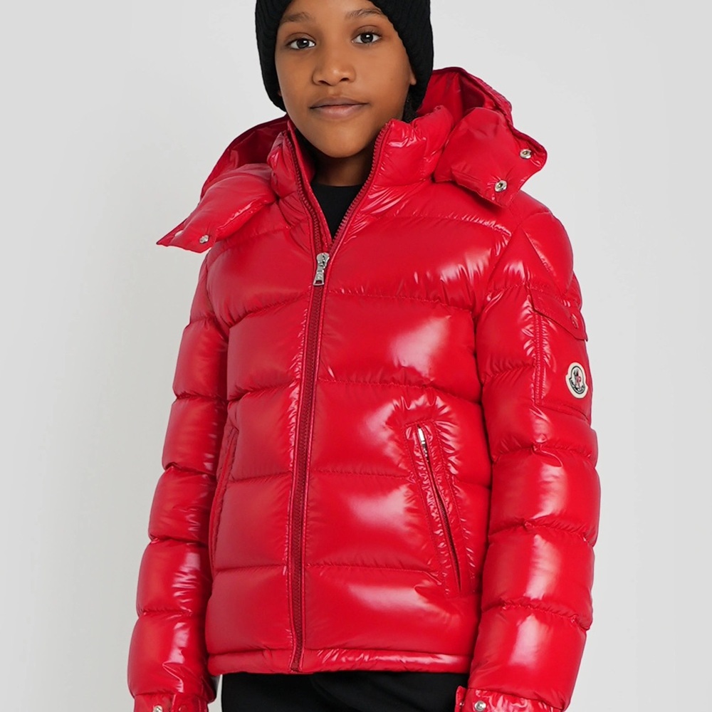 Moncler Vibrant Red Hooded Jacket